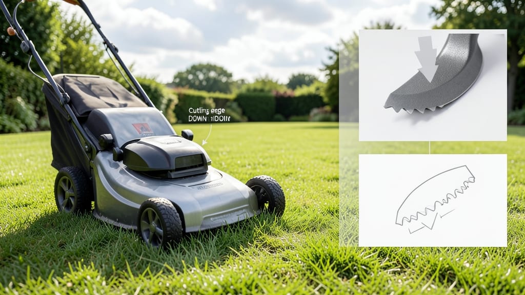 Which Side of the Lawn Mower Blade Goes Up: Sharp Edge Facing Grass for Clean Cuts