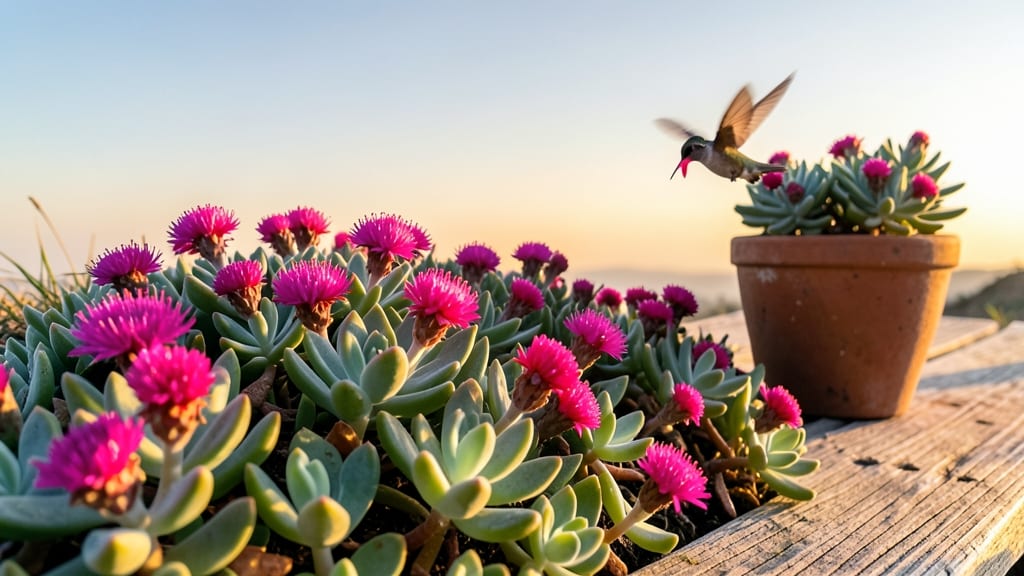 Ice Plant (Delosperma) for Sunbathers