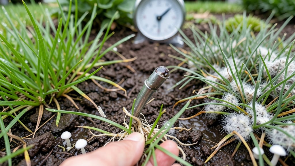 Signs of Overwatered Lawn: Yellowing Grass and Mushy Soil Warning